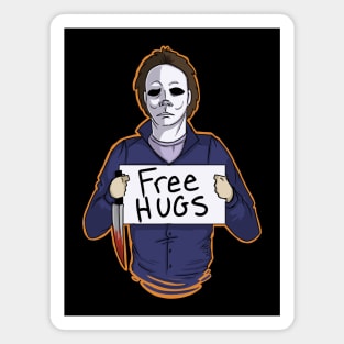 Free Hugs Michael Myers Magnet